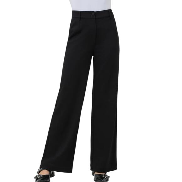 Anatomie Pants - NWT Anatomie Solstice Wide Leg Pants Black Knit Trousers Sz Small
